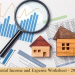 Rental Income and expense worksheet