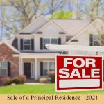 Sale of a Principal Residence - 2021